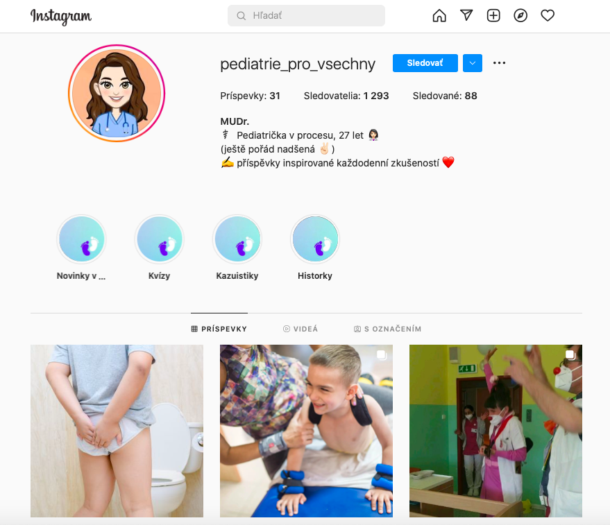 Instagram Pediatrie pro všechny